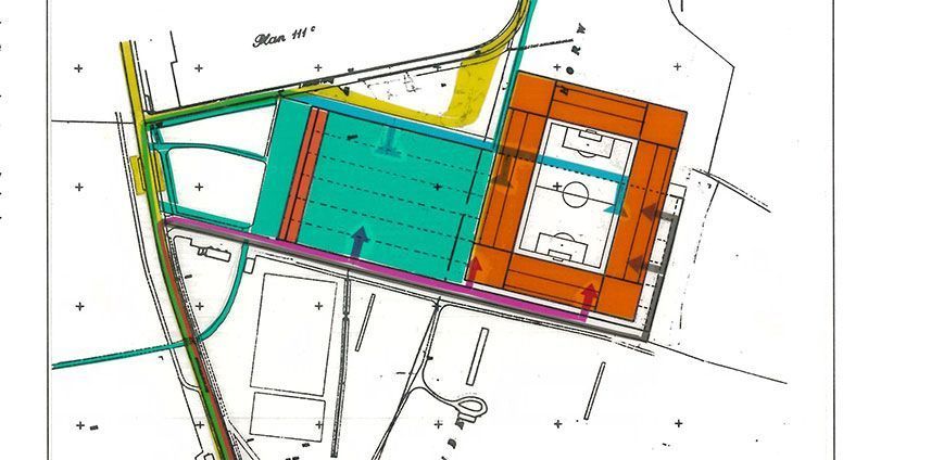 Konzeptstudie Regionalschiessplatz und Waldstadion Zihlmatt Luzern 1988