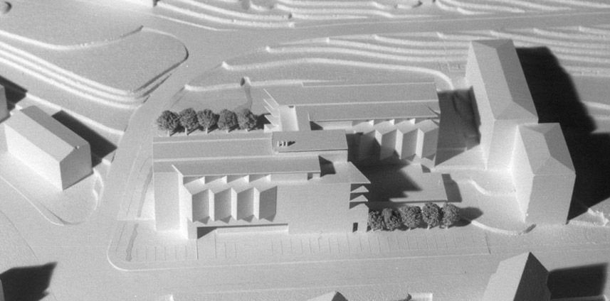 WETTBEWERB PFLEGEHEIM RONTAL EBIKON LU (MIT H. MÄDER) 1988